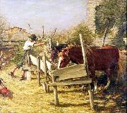 Henry Herbert La Thangue The Appian Way oil